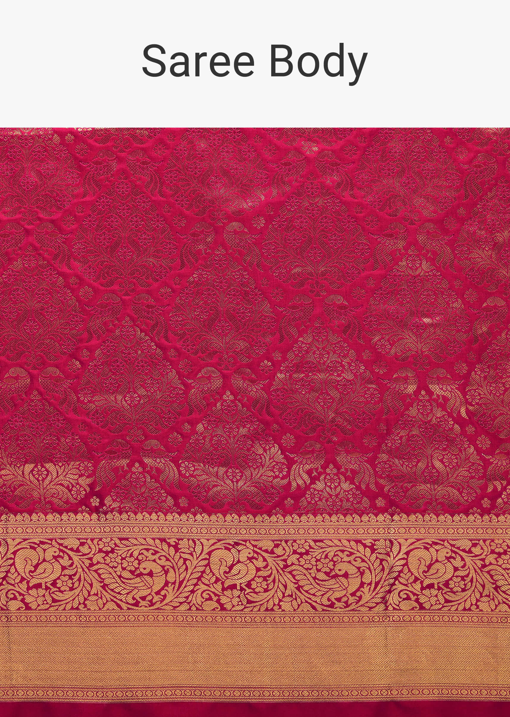Azalea Pink Intricately Weaved Kanjivaram Silk Saree
