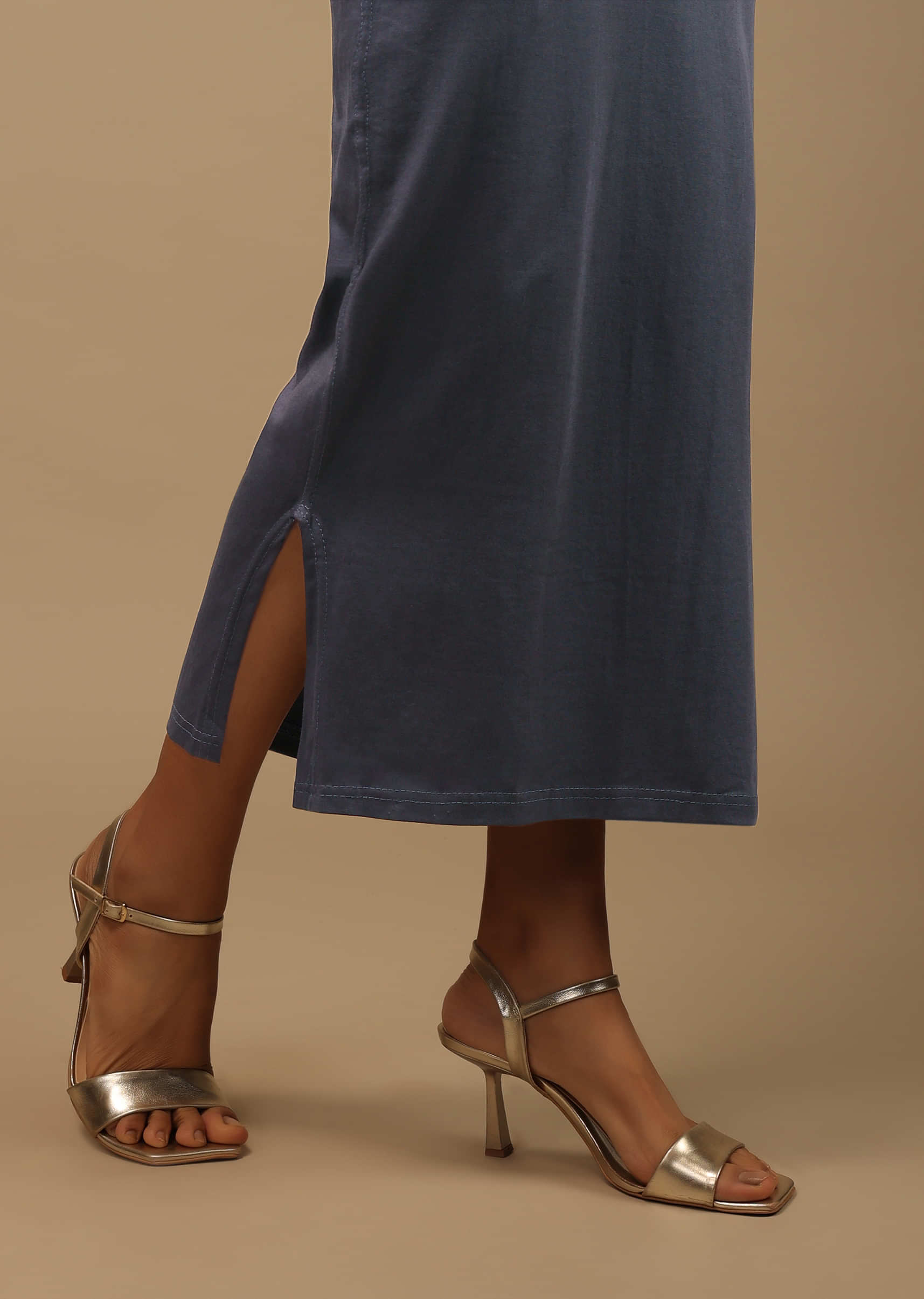 Buy BUYONN Women Grey Spandex Saree Shapewear (L) Online at Best
