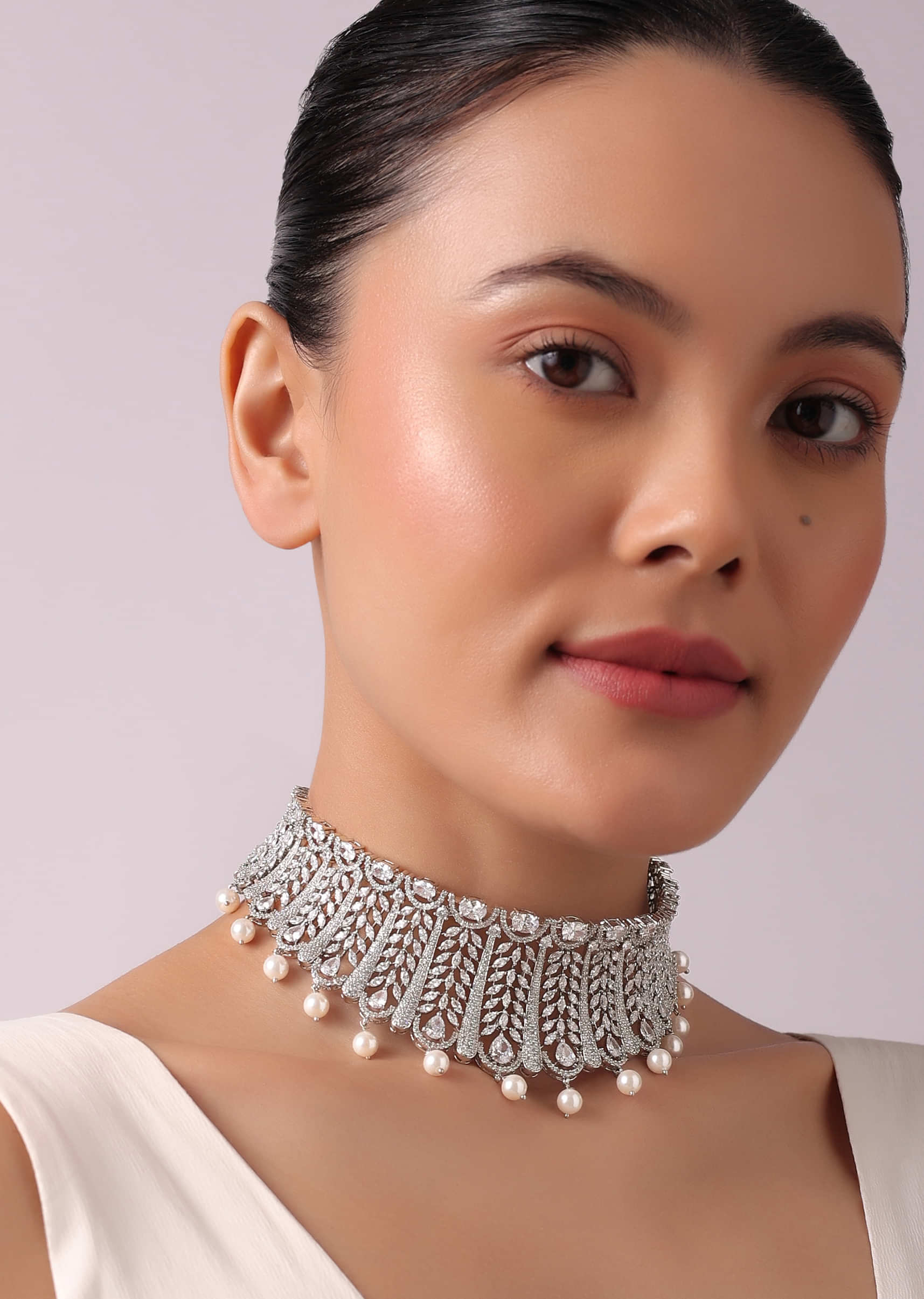 Faux deals diamond choker