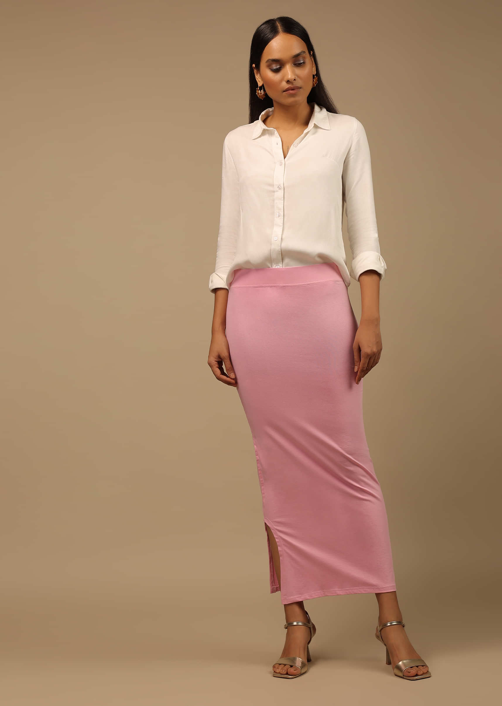 Pink Cotton Lycra Saree Shapewear at Rs 210/piece, Saree Shapewear in  Surat