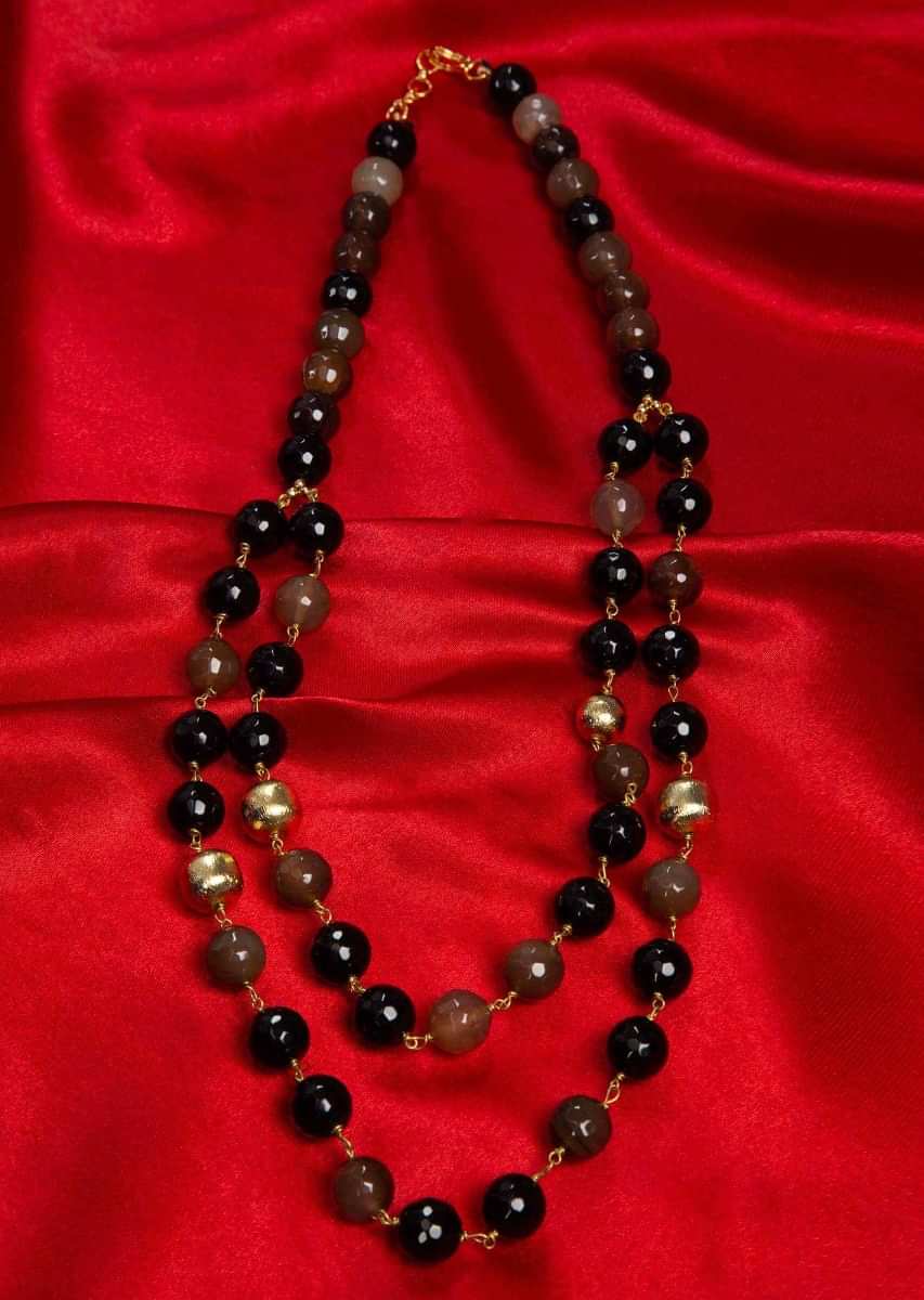 Black Bead Necklace - Buy Black Bead Necklace online in India