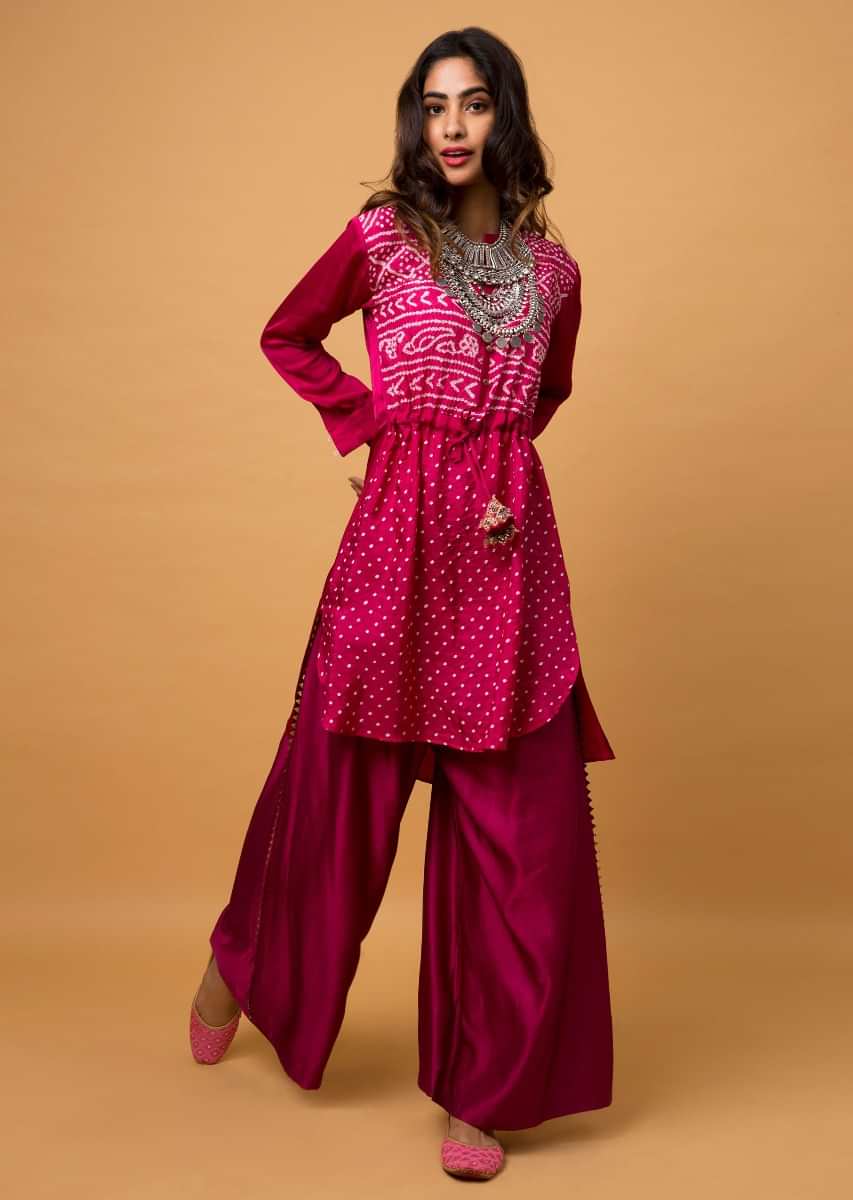 Pink Palazzos - Buy Trendy Pink Palazzos Online in India