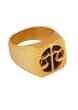 22Kt Gold Plated Spirit Of The Scales - Libra Ring By Zariin