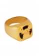 22Kt Gold Plated Spirit Of The Virgin - Virgo Ring By Zariin
