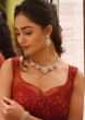 Tridha Choudhury in Kalki maroon gown in satin silk with embroidered bodice 