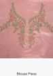 Baby pink lehenga in raw silk showcasing the resham zari work with fancy 3D flowers only on Kalki