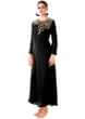 Black Tunic In Sequin Work Silk Online - Kalki Fashion