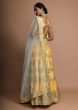 Blonde Yellow Lehenga Choli With Foil Printed Floral Buttis And Cut Dana Accents Online - Kalki Fashion