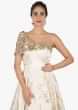 Cream colored off shoulder gown only on Kalki 