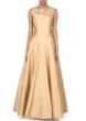 Featuring beige gown with embellished yoke only on Kalki