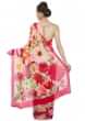 Floral Printed Saree In Multi Color Georgette Online - Kalki Fashion