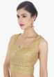 Golden sequins blouse with side cut outs