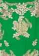 Green georgette unstitched suit adorn in resham, zari, moti only on Kalki