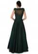 Green gown embellished in embroidered butti only on Kalki