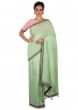 Mint Green Saree With Resham Embroidered Butti Online - Kalki Fashion