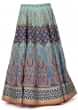 Multi color lehenga adorn in printed and kardana embroidery only on Kalki