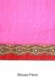 Pink saree adorn in zardosi and sequin butti only on kalki