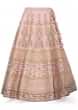 Pink Lehenga In Silk And Blouse Ensemble Crafted With Sequins, Zari And Resham Work Online - Kalki Fashion