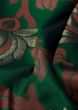 Posy Green Saree In Chanderi Silk Weaved In Lotus Motif Online - Kalki Fashion
