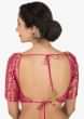 Rani Pink Blouse In Brocade Silk Online - Kalki Fashion