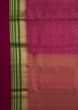 Rani Pink Saree In Silk Beautified In Weaved Embroidery Online - Kalki Fashion