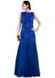Royal Blue Sleeveless Long Gown