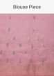 Slate grey saree with punch pink brocade border 
