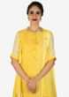Yellow kurti with jacket featured in gotta patch and work only on Kalki