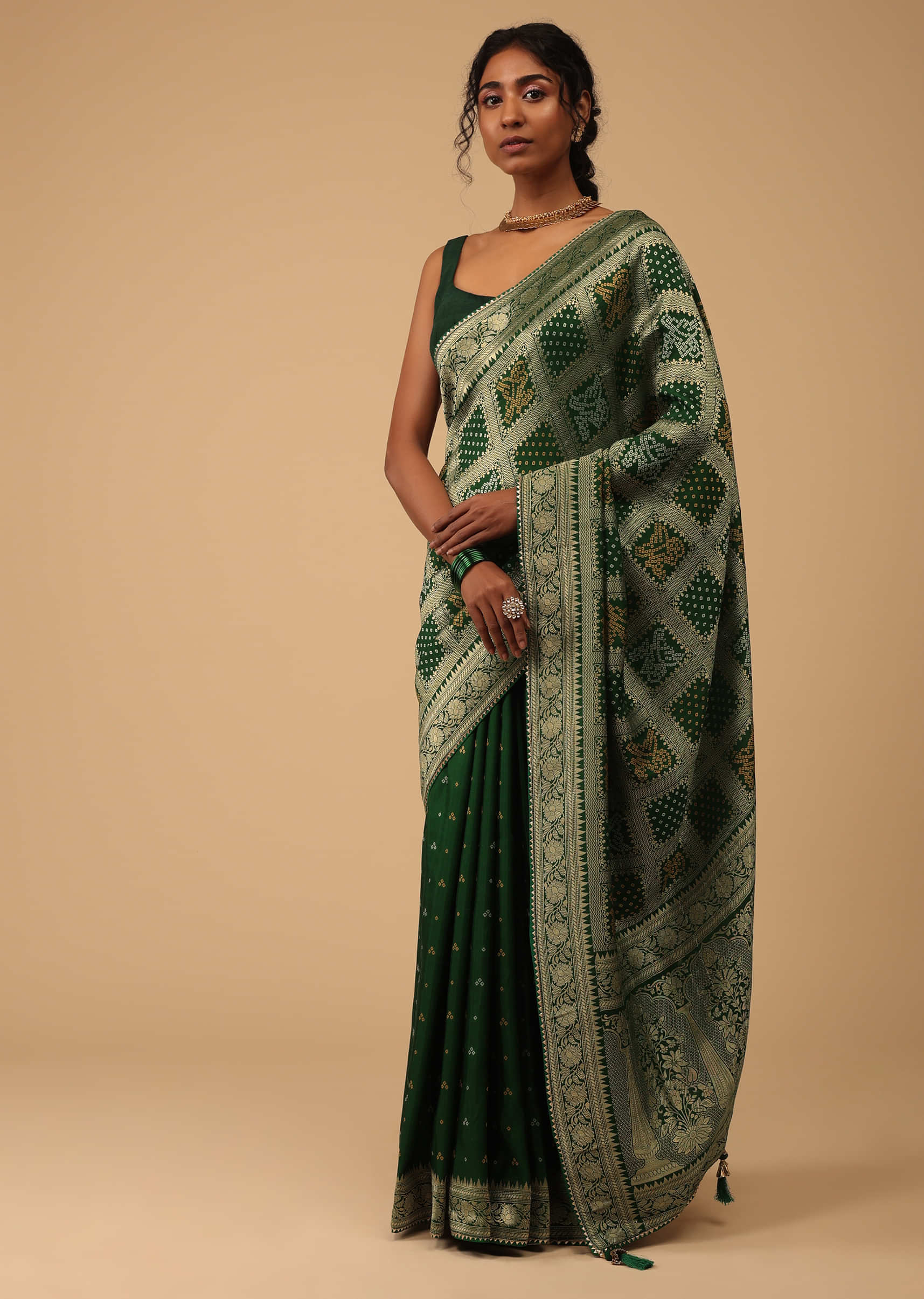 bandhani saree designs