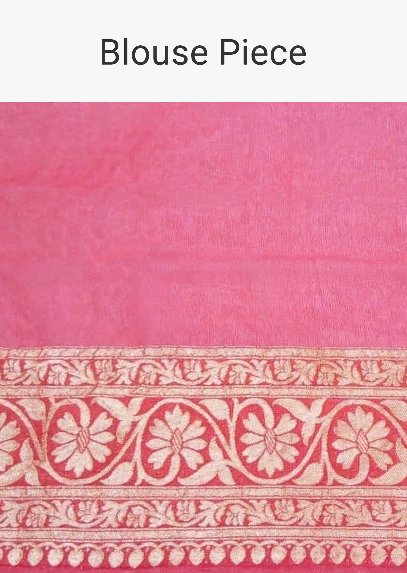 Fuchsia Pink And Red Shaded khaddi Georgette Saree With Weaved Work  