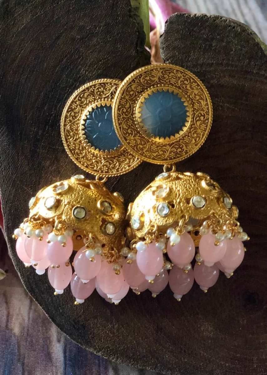 Gold plated jhumkas 2024 buy online