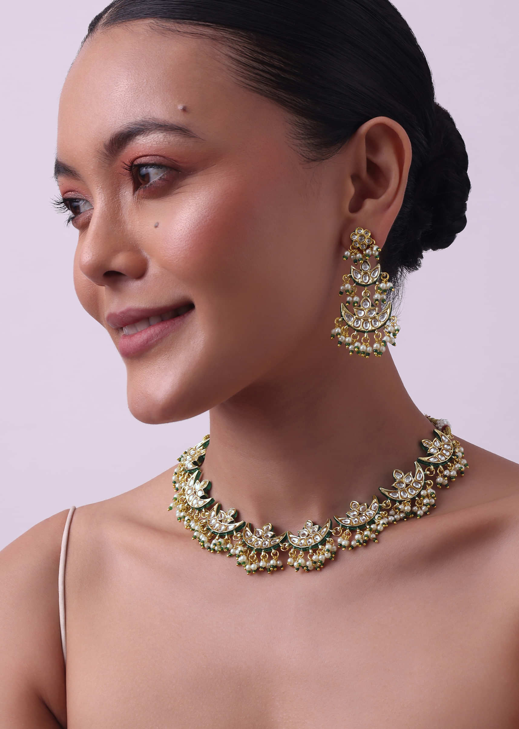 Buy Choker Necklace Set Online at India Trend – Indiatrendshop