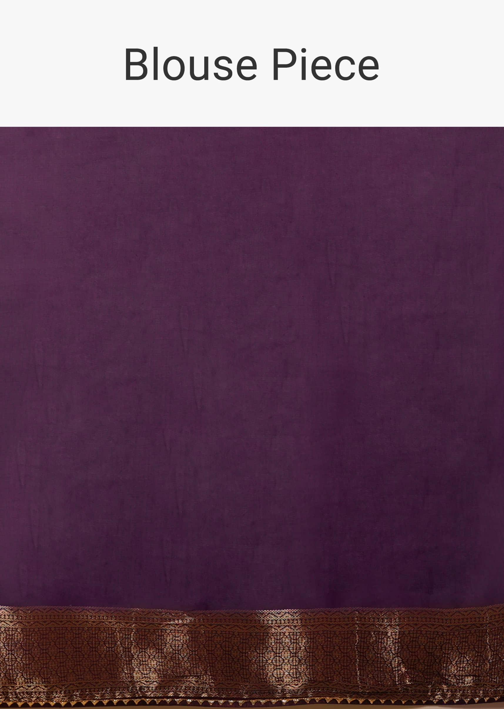 Grape Purple Saree In Organza With Woven Chevron Design  