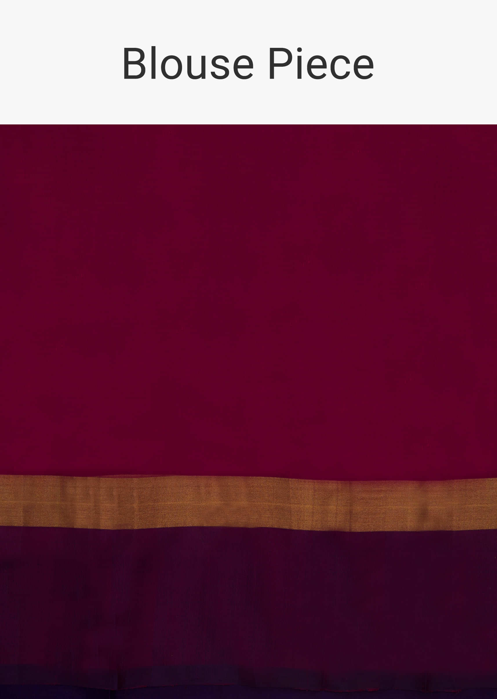 Half and half  plain chanderi silk saree with brocade pallo