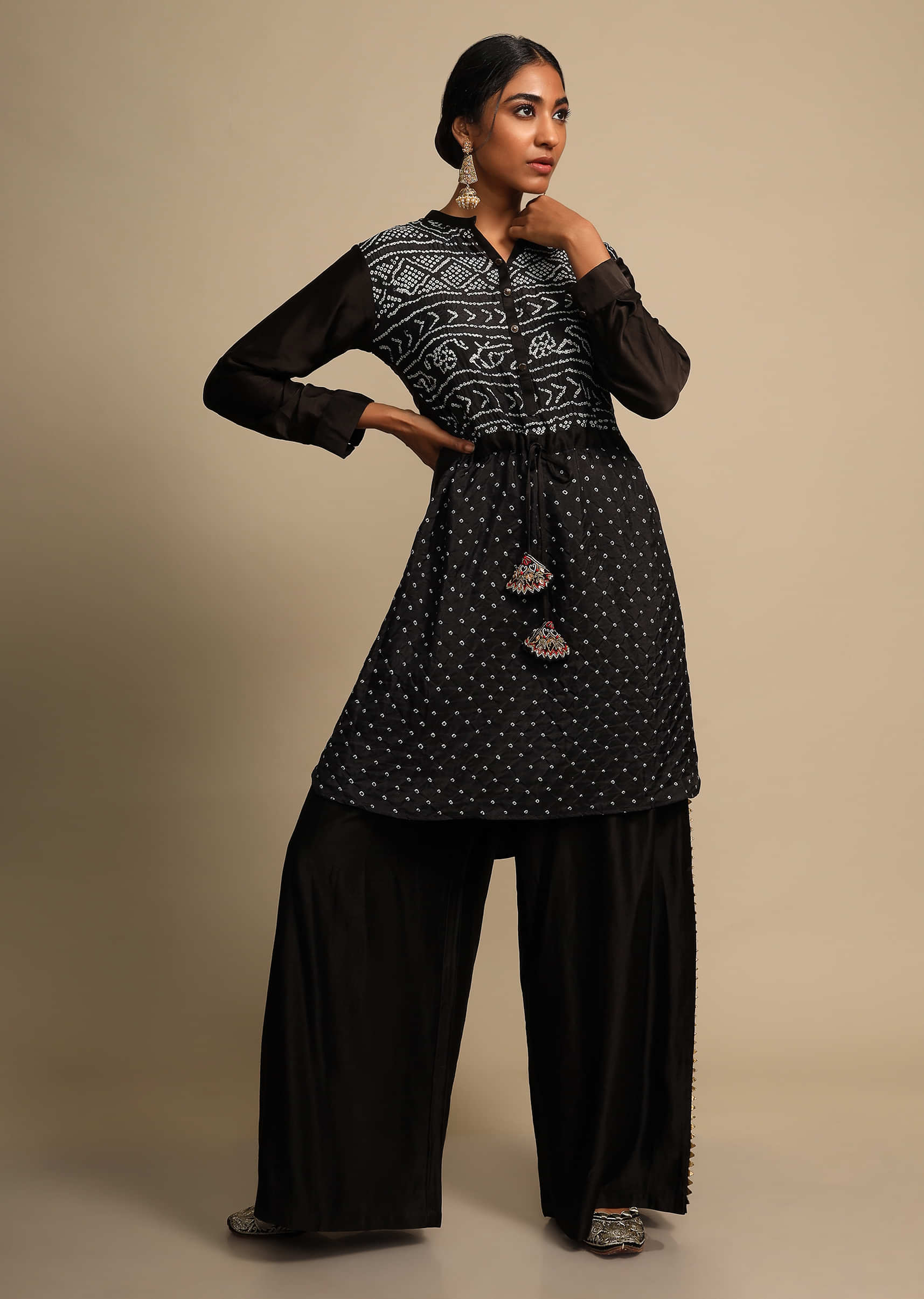 Indian Bollywood Designer Stylish Printed Black Kurti And Palazzo With  Dupatta Set Special For Women | Fashion, Stylish designer, Trending outfits