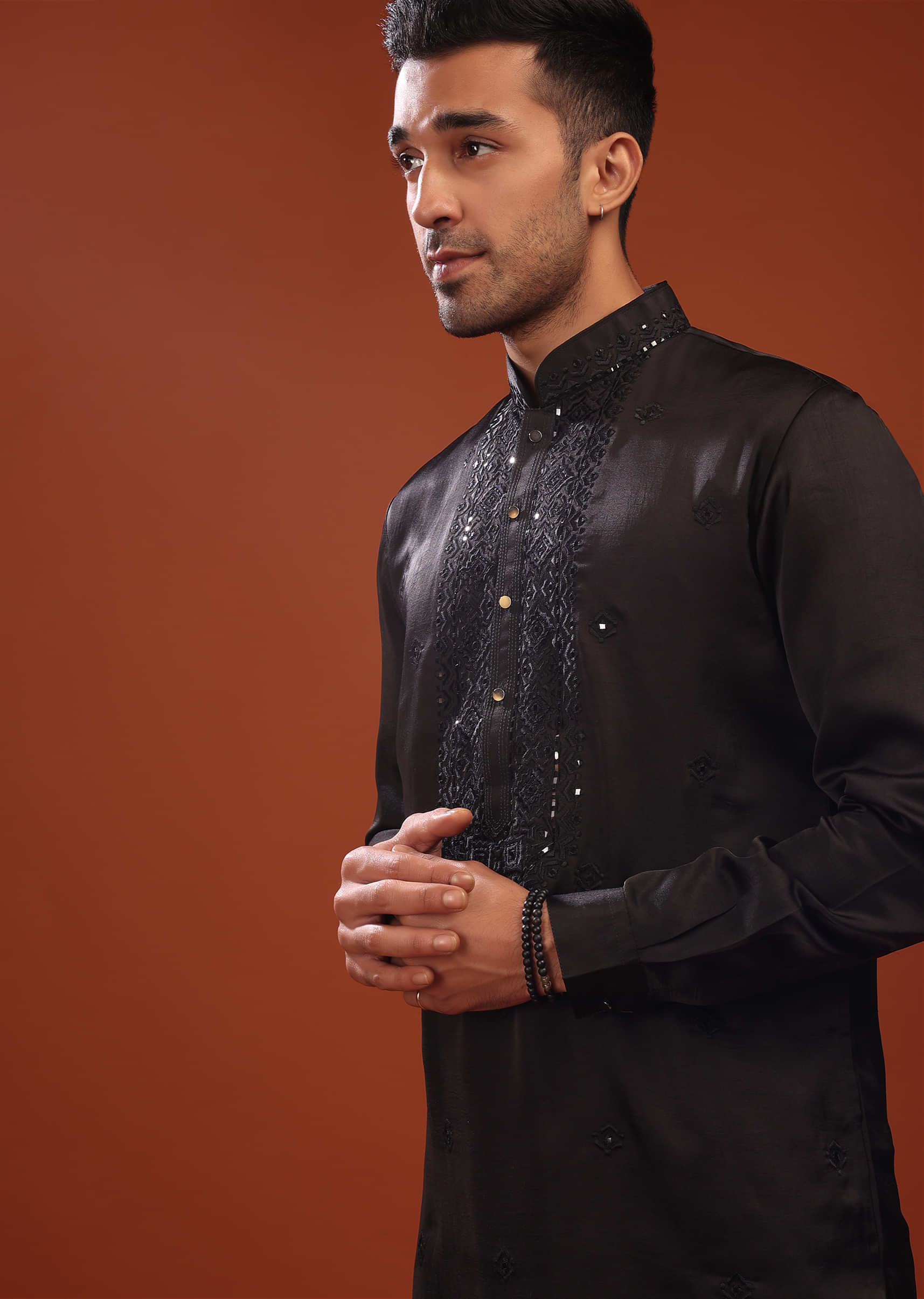 Aangrakha Style Brocade Kurta Pajama Largest collection of Ethnic wear in Australia Clothing Mens Clothing Suits & Sport Coats 