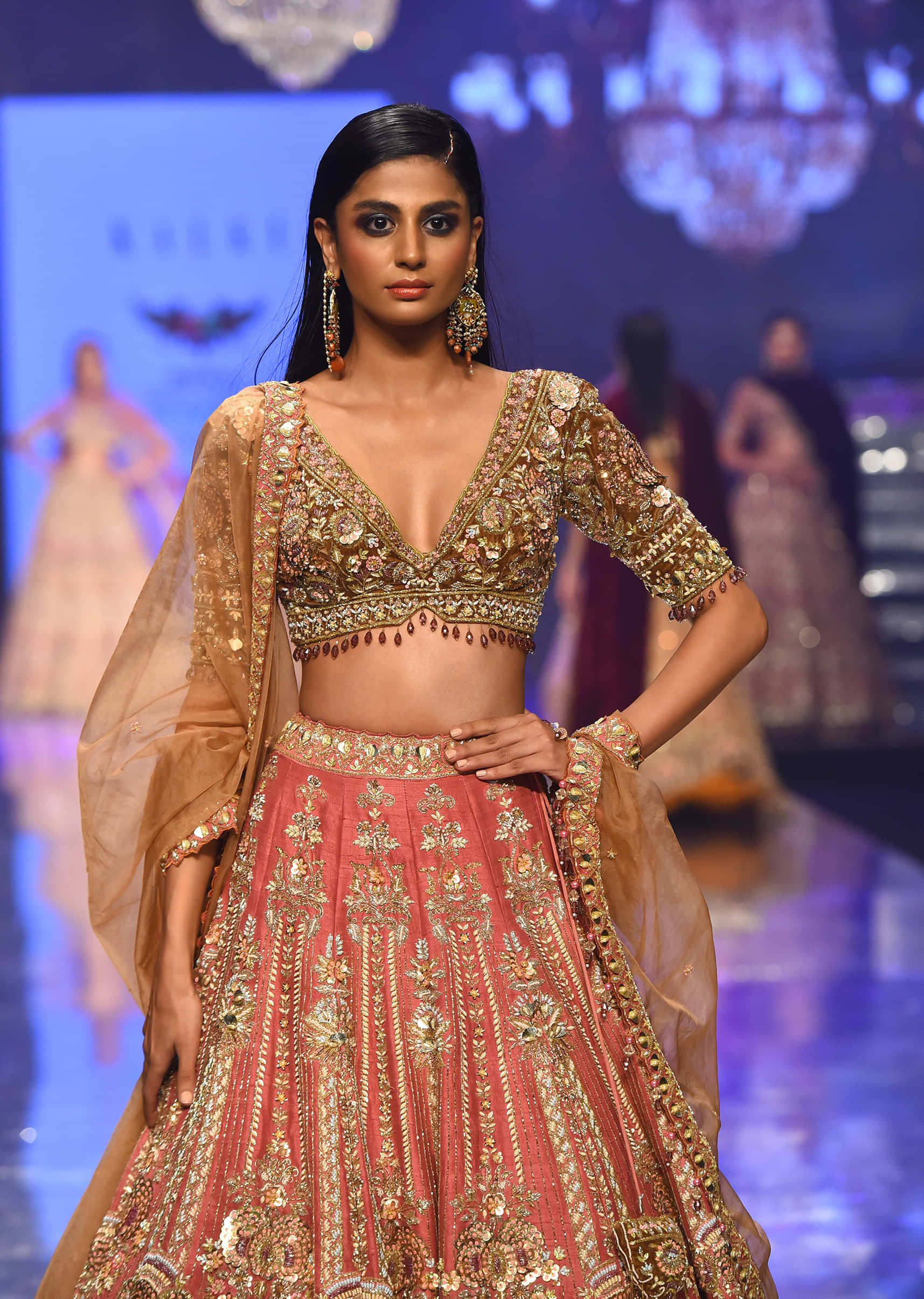 30+ Different Shades Of Pink We Spotted In Bridal Lehengas! | Pink bridal  lehenga, Bridal lehenga images, Dusty pink outfits