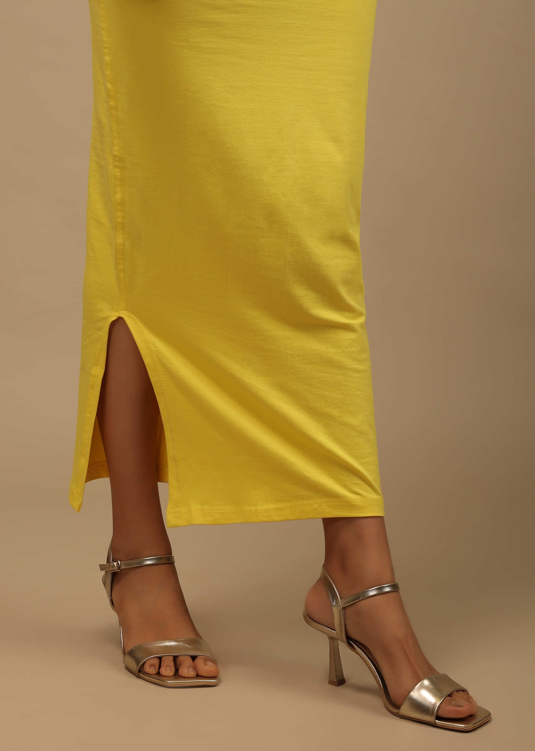 Breathable Lycra Cotton Shapewear, Mustard Yellow Women's Saree Petticoat,  Cotton Women's Saree Petticoat, Saree Shapewear for Seamless Look -   Australia