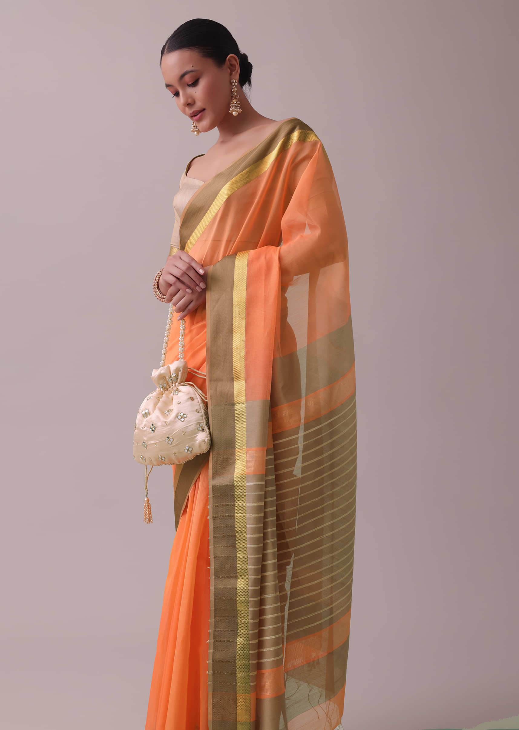 Buy Satin Saree Online in India at low prices - Snapdeal