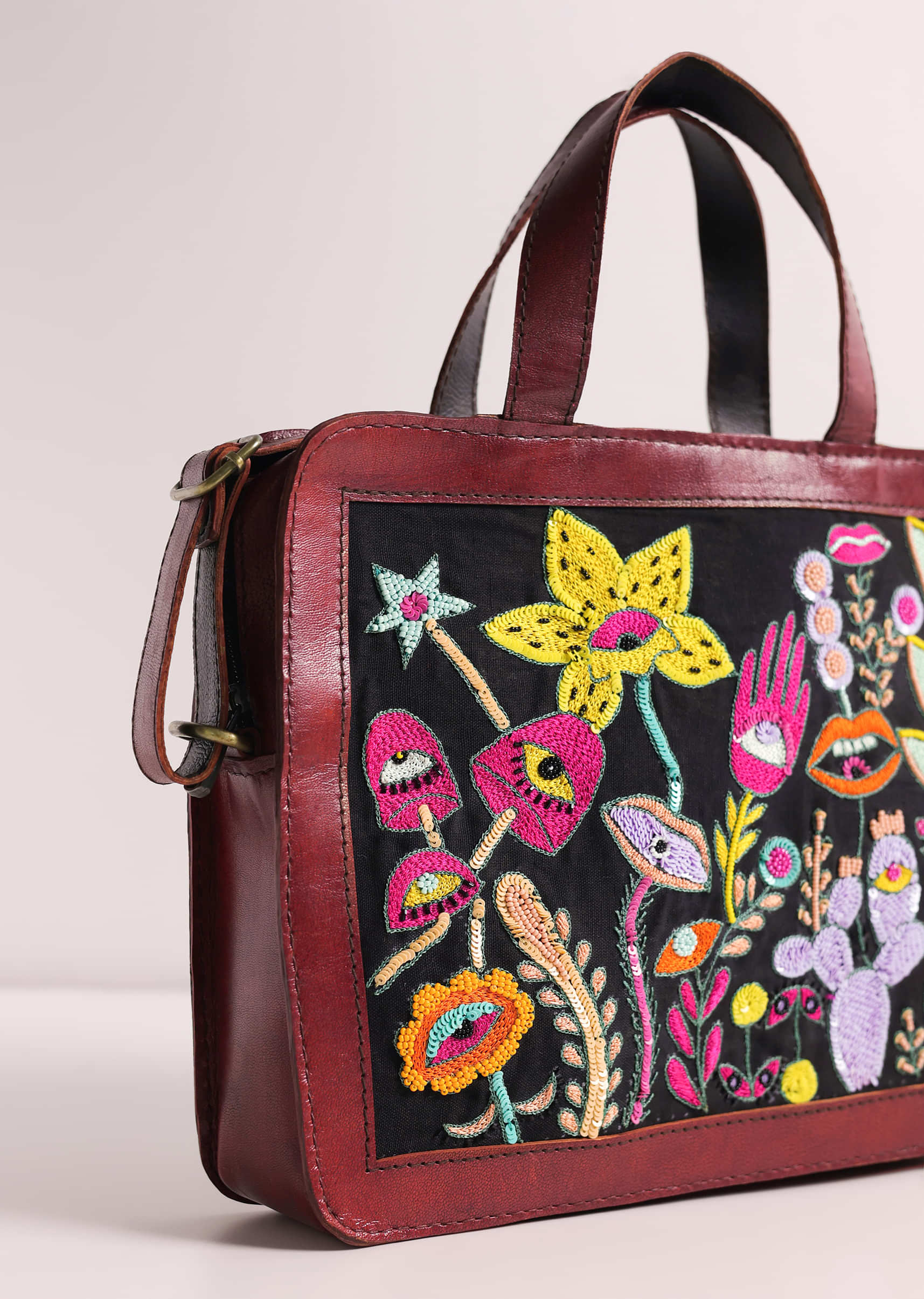 Pu Leather Printed Ladies 5pc Combo Handbag at Rs 560/piece in Jaipur
