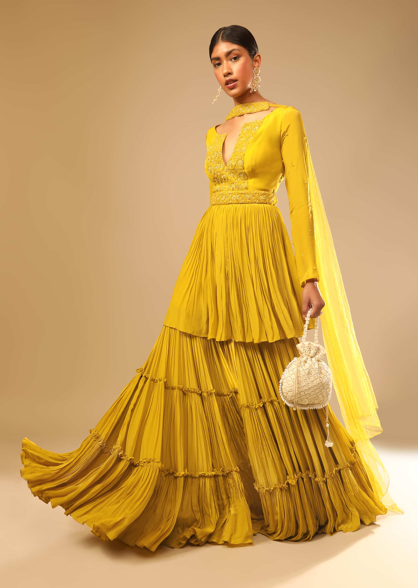 Buy India Fashion Valley Floret 1 Kurtis Collection Womens Embroidery  ALine Kurta IFV00204 Mustard Yellow XXLarge at Amazonin