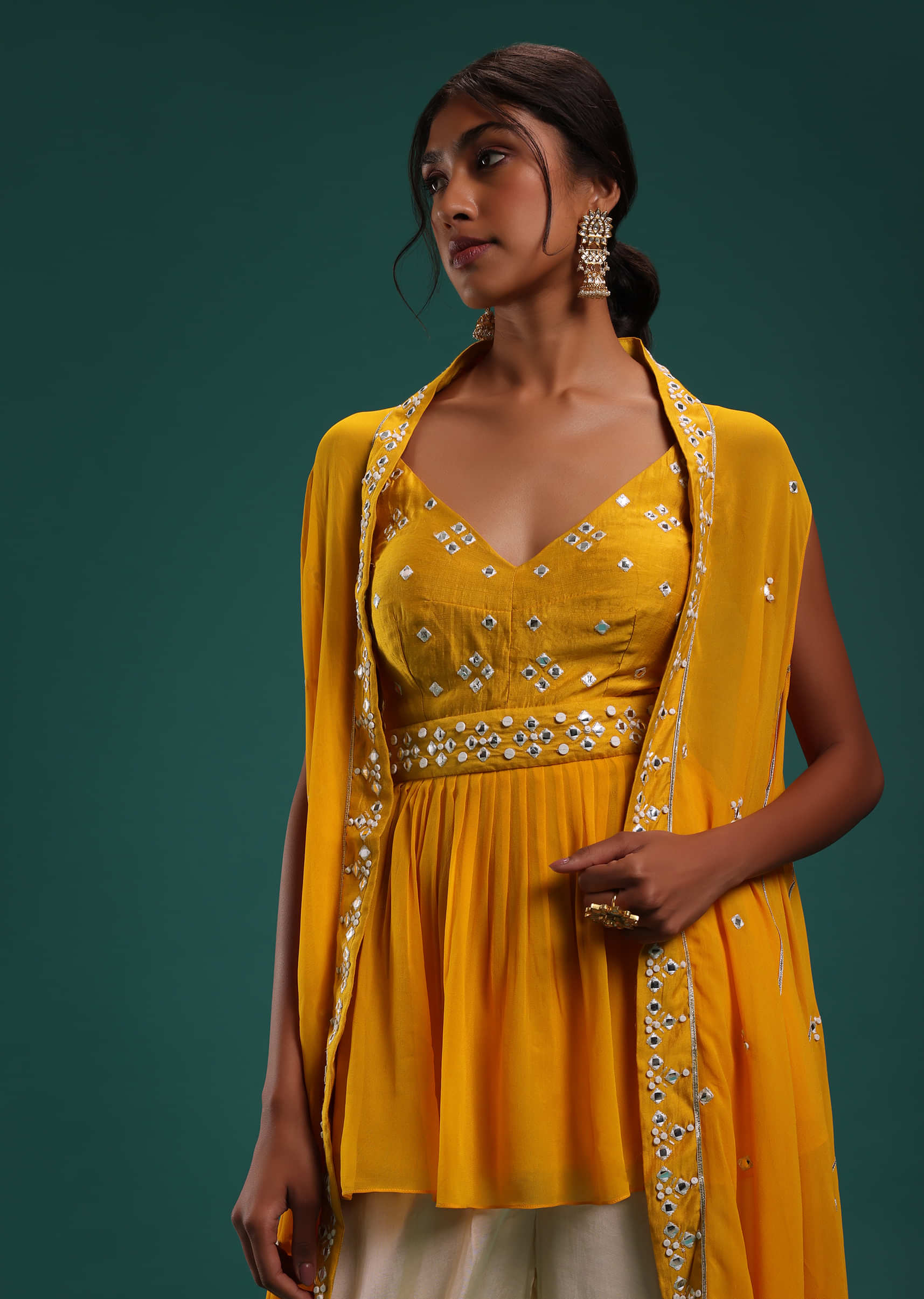 Buy Yellow Silk Brocade Anarkali Gown /haldi Wedding Online In India Function  Dresses, Haldi Dress, Haldi Function Dress | lupon.gov.ph