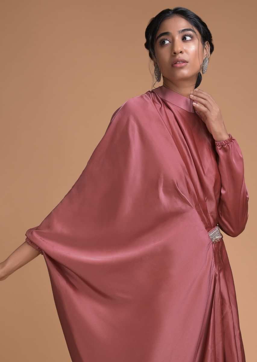 Cowl kaftan with clearance sleeve