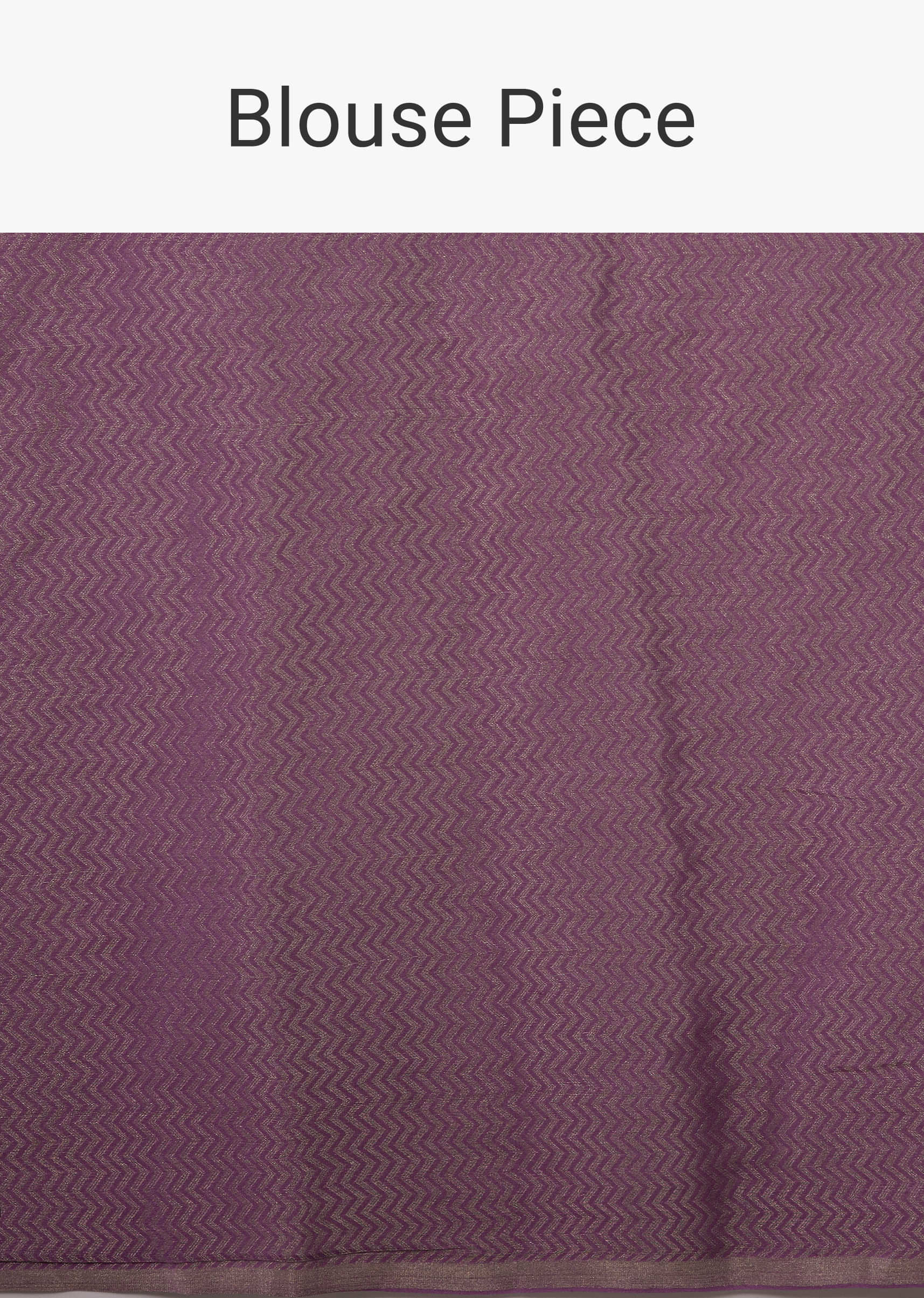 Mauve Purple Chiffon Saree With Swarovski Stone Embellishments And Satin Border