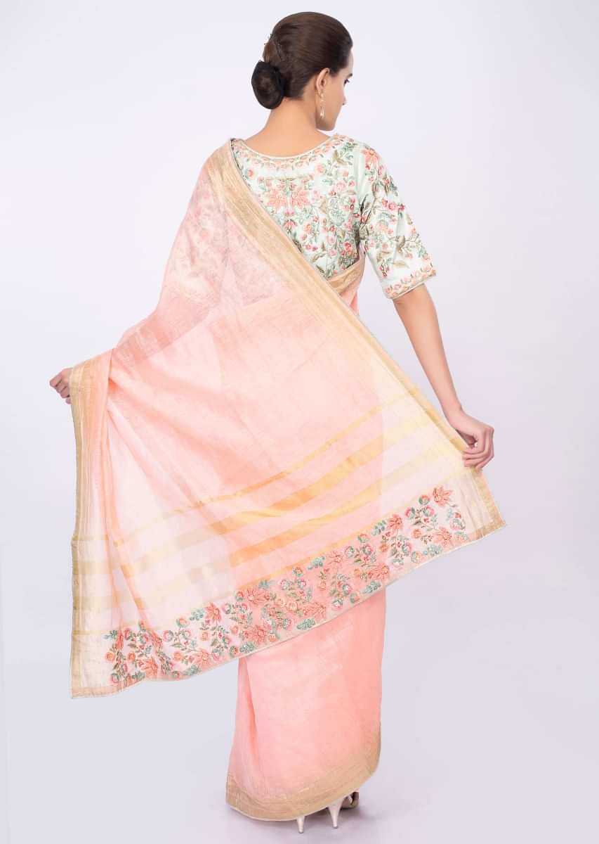 Embroidered Blouse: Buy Designer Embroidery Saree Blouse Online - Kalki  Fashion