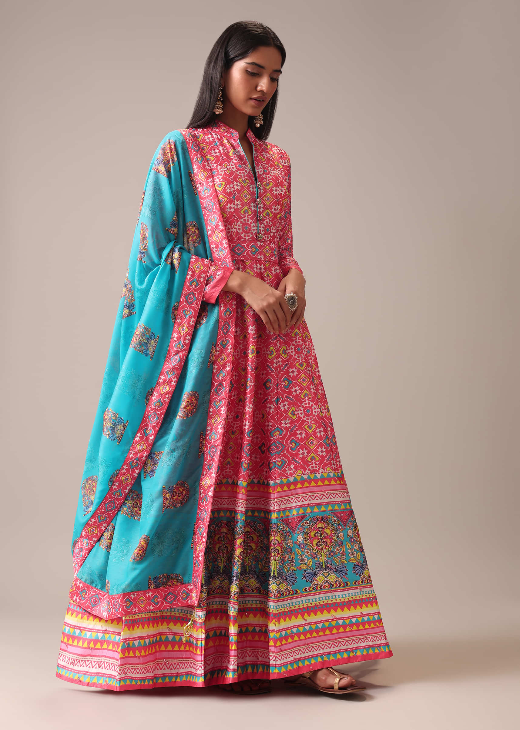 Cotton Frock Suit With Price | Punjaban Designer Boutique-baongoctrading.com.vn