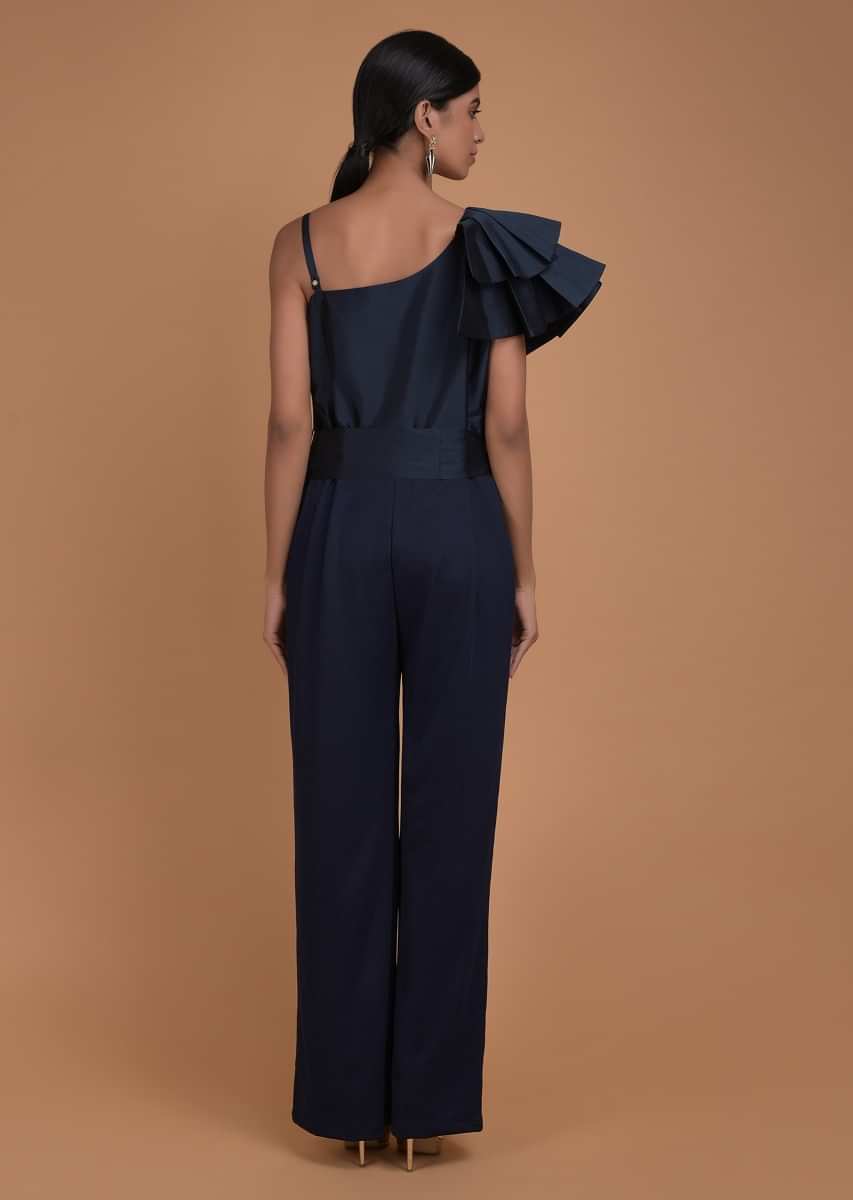 Fancy best sale blue jumpsuit