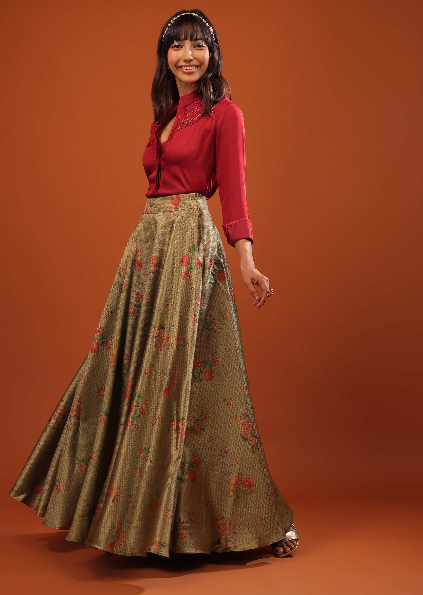 Indian Red Banarasi Lehenga Blouse Dupatta Designer Heavy - Etsy
