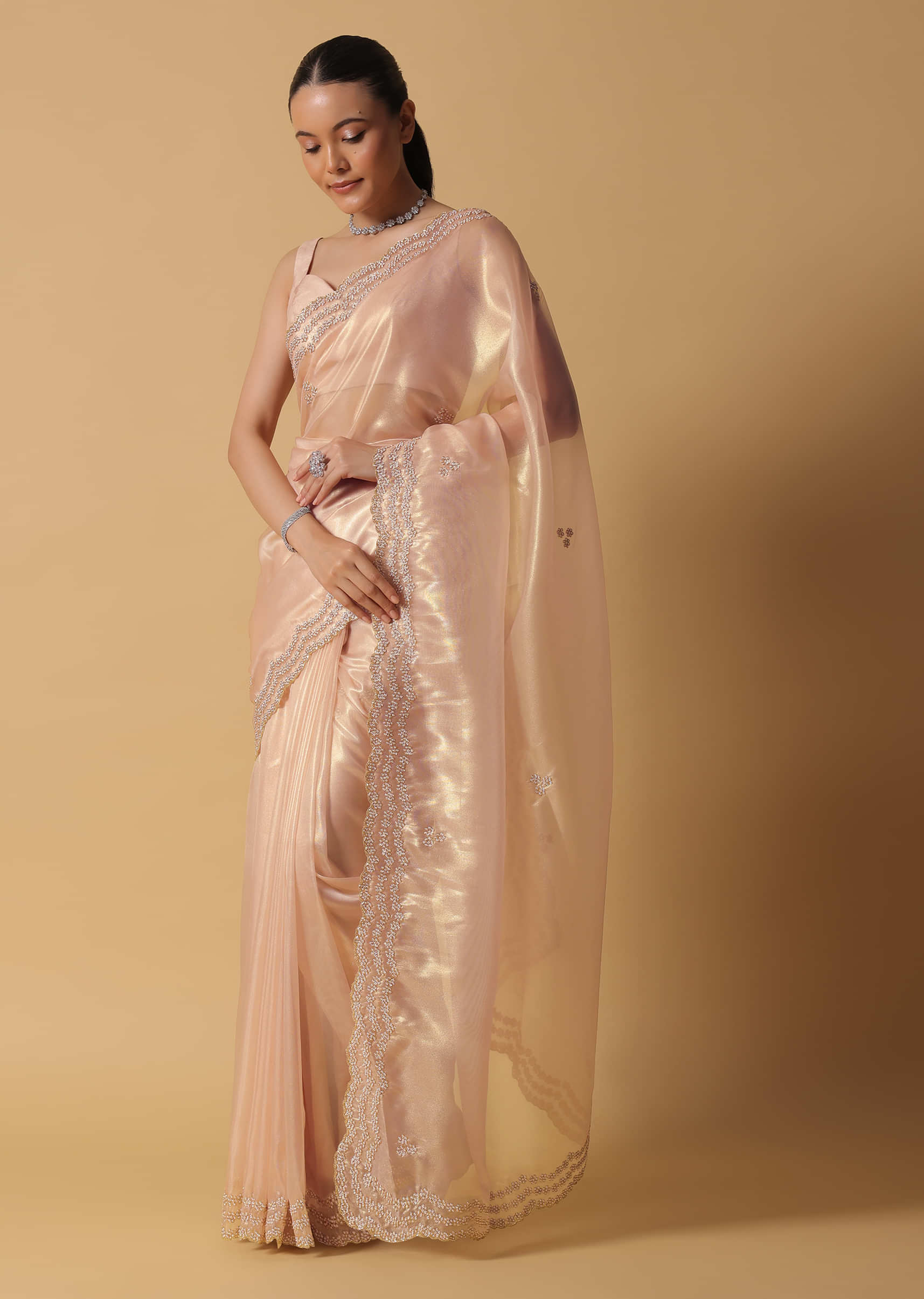 Tall 40 Rose Gold Saree Silhouette™