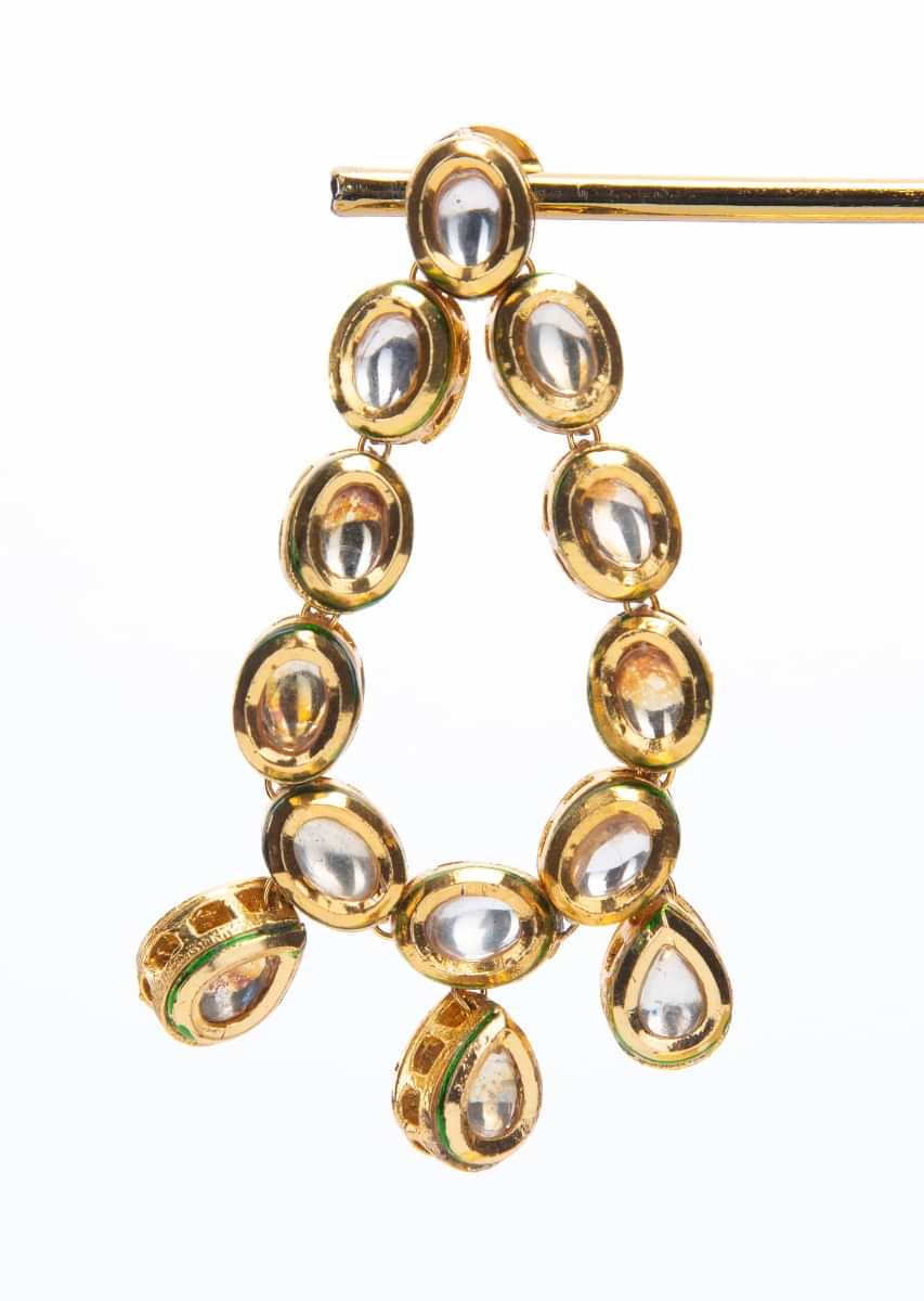 Round shaped traditional kundan earring only on Kalki